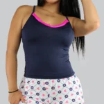 Pijama Short Juanita Azul Oscuro