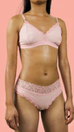 conjunto ropa interior de algodón