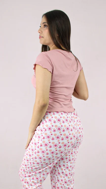 Pijama Capri Calma Guayaba