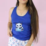 Pijama Short Calma Azul
